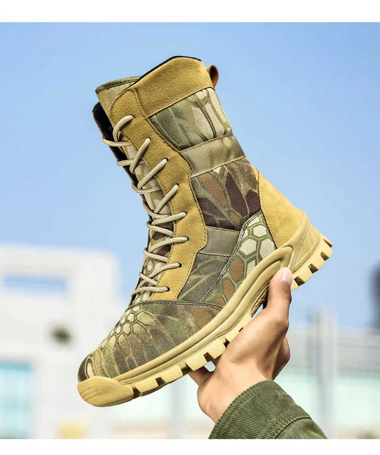 Autumn Military Tactical Boots For Men Leather 10