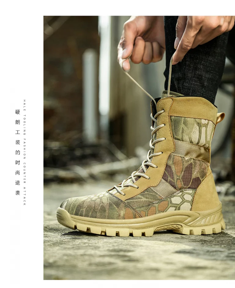 Autumn Military Tactical Boots For Men Leather 11