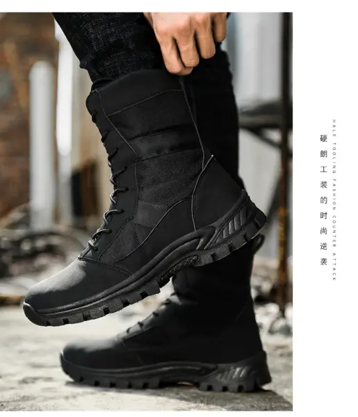 Autumn Military Tactical Boots For Men Leather 15