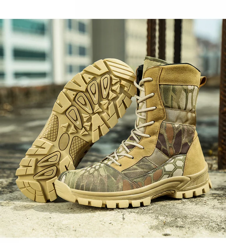 Autumn Military Tactical Boots For Men Leather 16