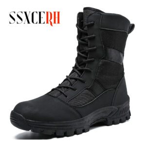 Autumn Military Tactical Boots For Men Leather