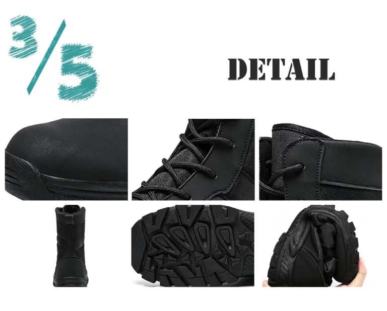 Autumn Military Tactical Boots For Men Leather 7