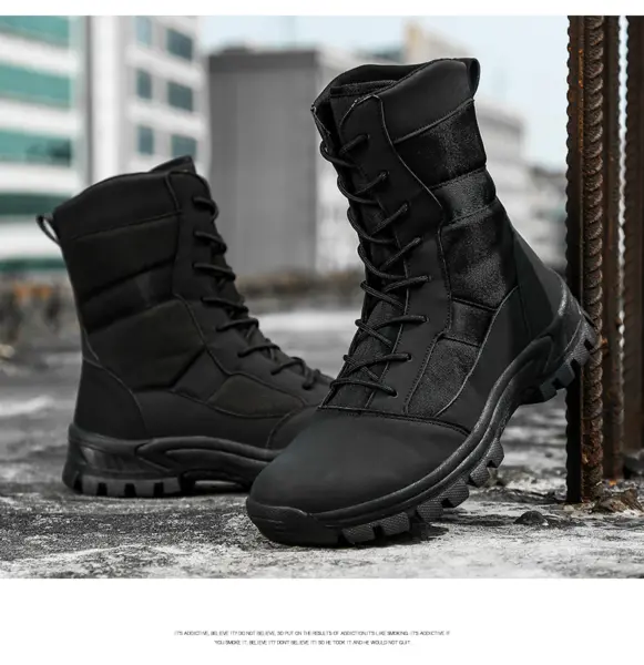 Autumn Military Tactical Boots For Men Leather 8