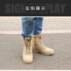 Boots Winter Military leather boots 10