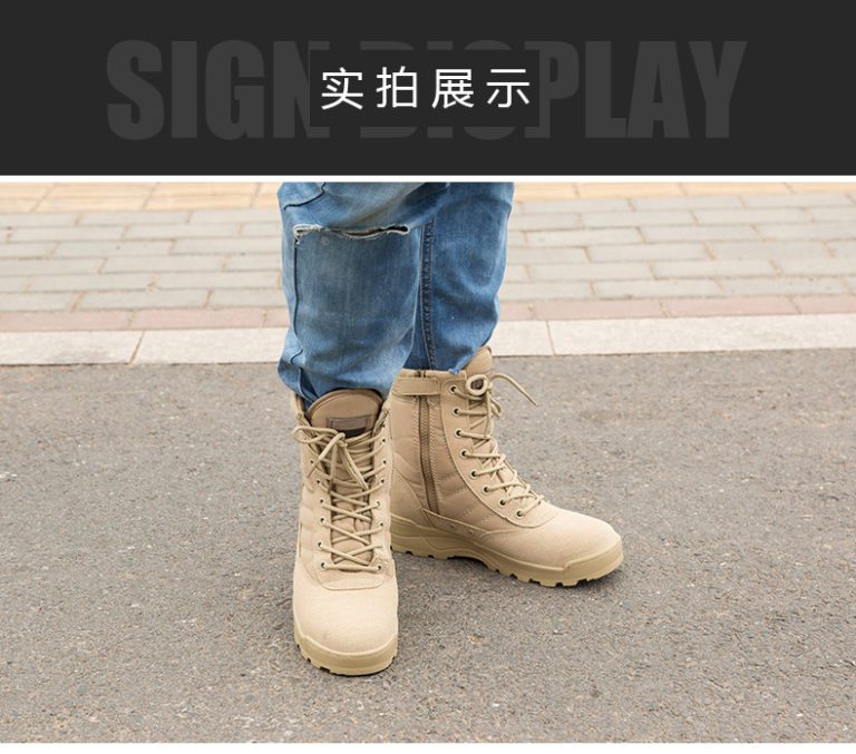 Boots Winter Military leather boots 10