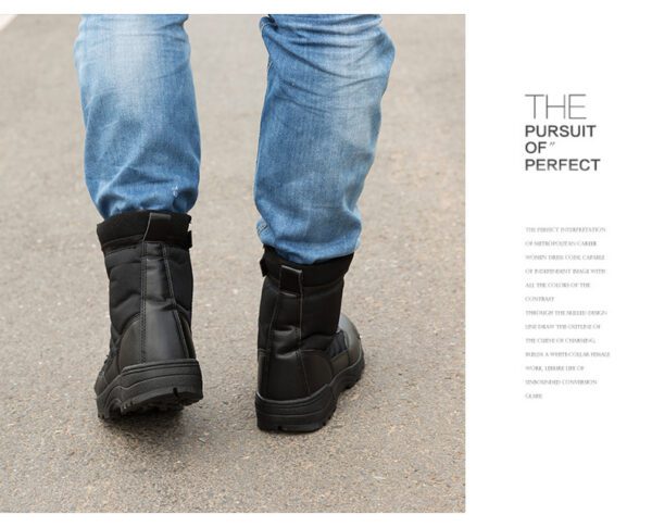 Boots Winter Military leather boots 12