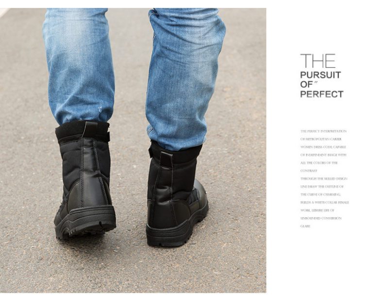 Boots Winter Military leather boots 12