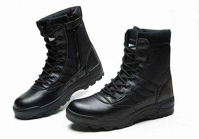 Boots Winter Military leather boots 21