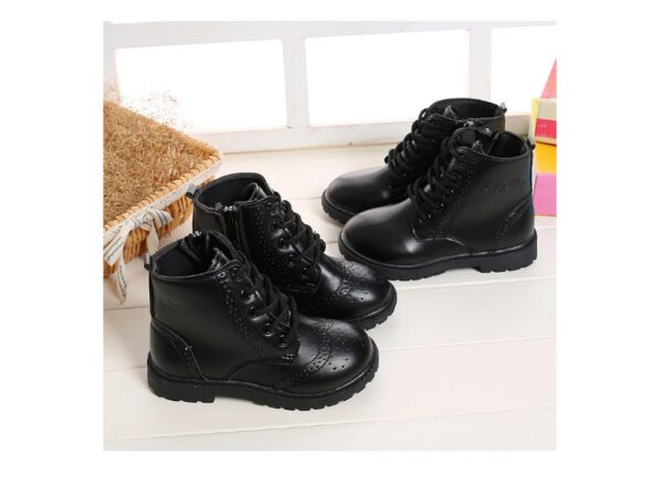 Boys Boots Girls Martin Boots Black 1