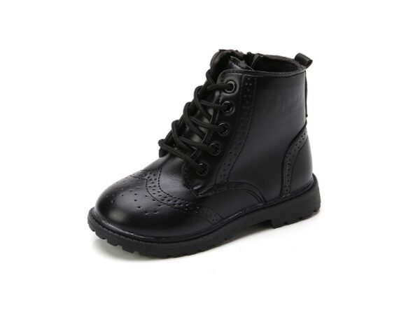 Boys Boots Girls Martin Boots Black 2