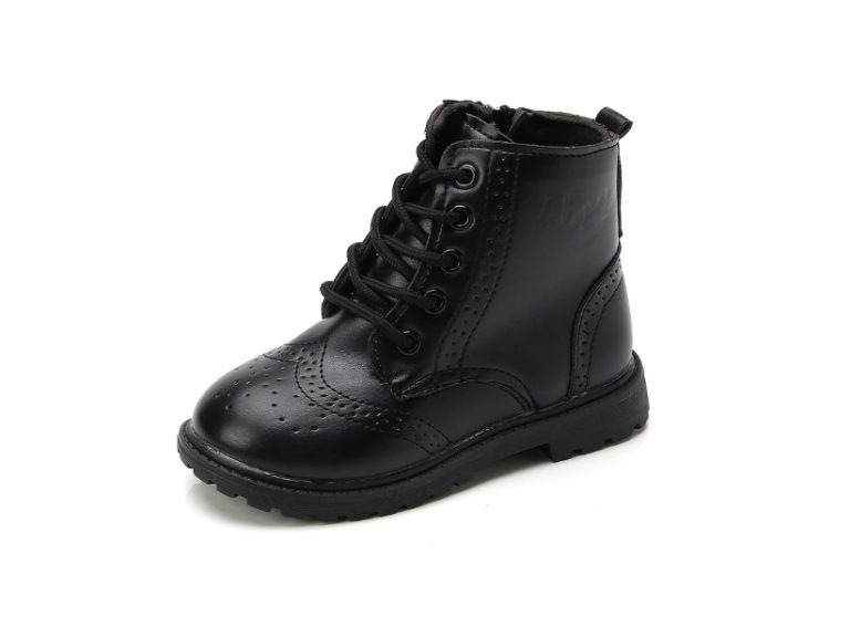 Boys Boots Girls Martin Boots Black 2