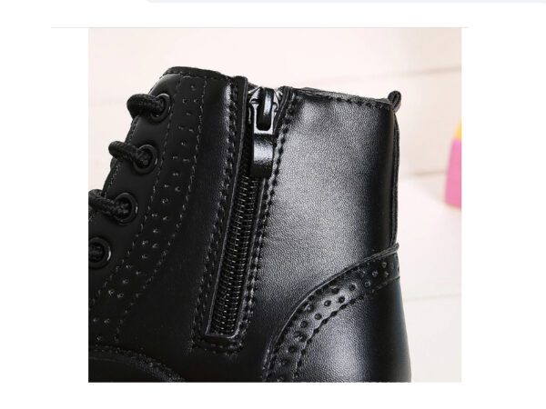 Boys Boots Girls Martin Boots Black 4