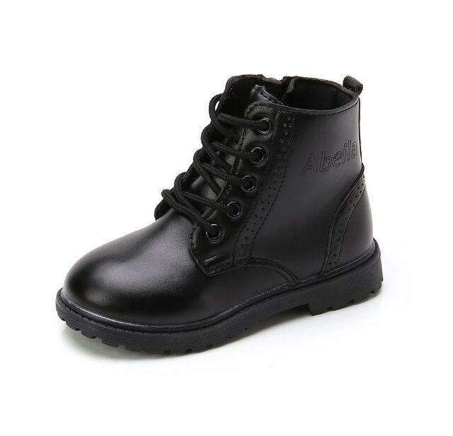 Boys Boots Girls Martin Boots Black