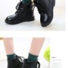 Boys Boots Girls Martin Boots Black Leather Classic 2