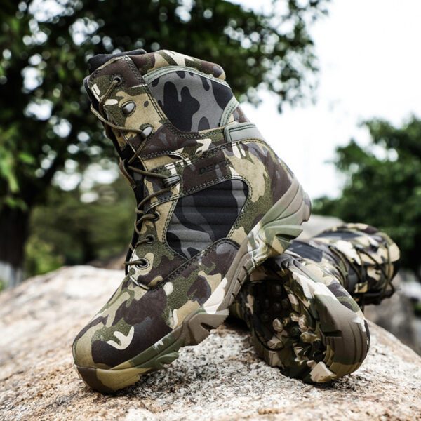 Camouflage Men Boots Work Safty Shoes Men 25