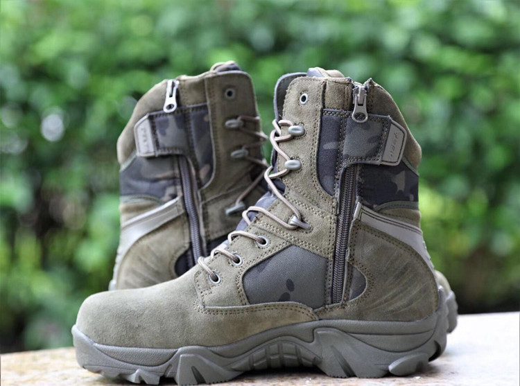 Camouflage Men Boots Work Safty Shoes Men 31