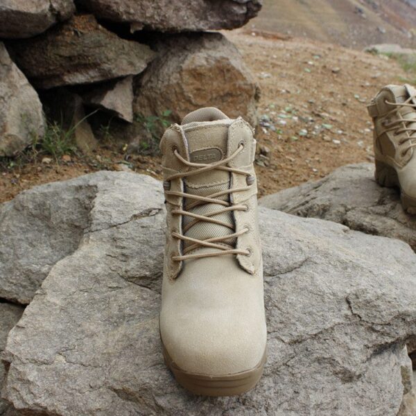 Camouflage Men Boots Work Safty Shoes Men 35