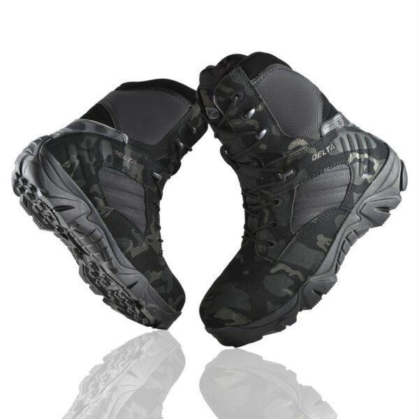 Camouflage Men Boots Work Safty Shoes Men 8
