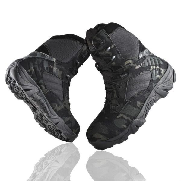 Camouflage Men Boots Work Safty Shoes Men 8