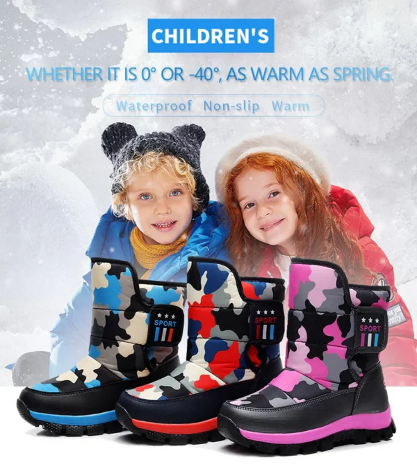Children Boots Boys Snow Boots Girls 2