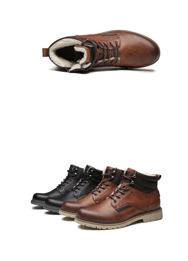 DECARSDZ Men Boots luxury Leather Comfy 2