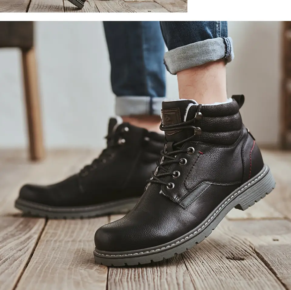 DECARSDZ Men Boots luxury Leather Comfy 7