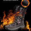 Winter Mens Hiking Boots Snow Boots Plus Velvet 19