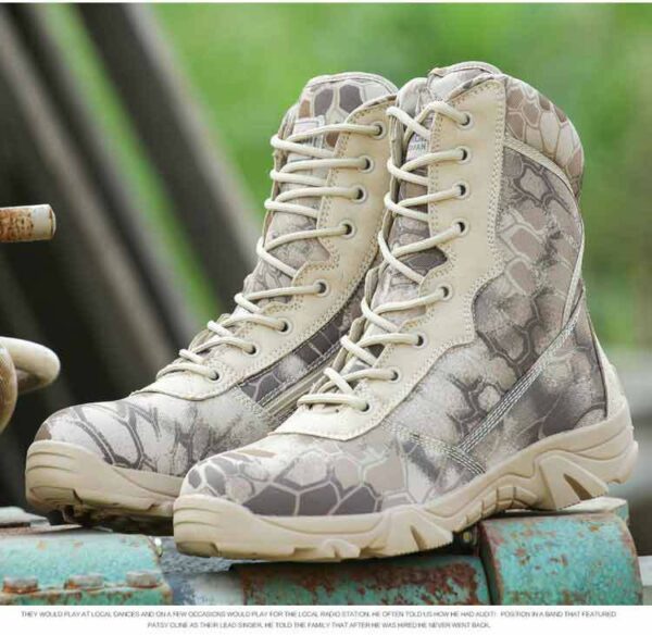Men Tactical Desert Combat Military Boots Men 14