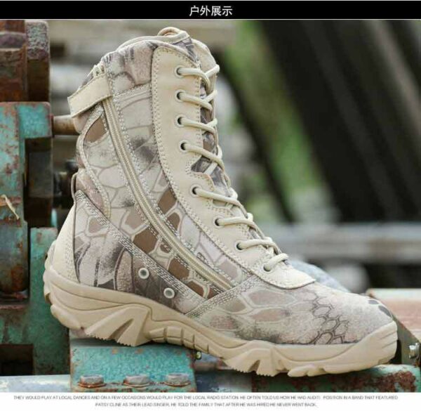 Men Tactical Desert Combat Military Boots Men 17