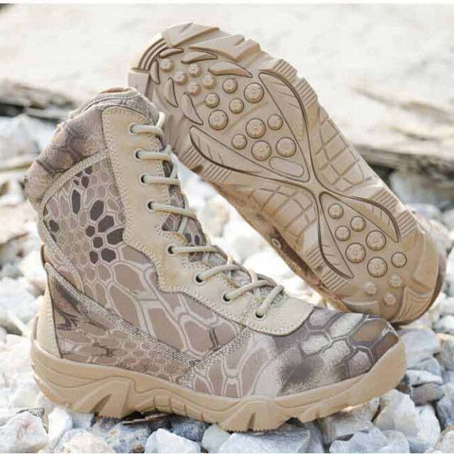 Men Tactical Desert Combat Military Boots Men