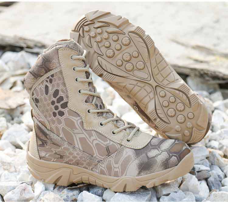 Men Tactical Desert Combat Military Boots Men : Mocowizglobal.com