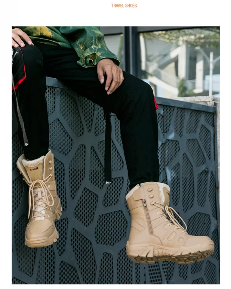 Military Tactical Mens Boots Special Force Leather 12