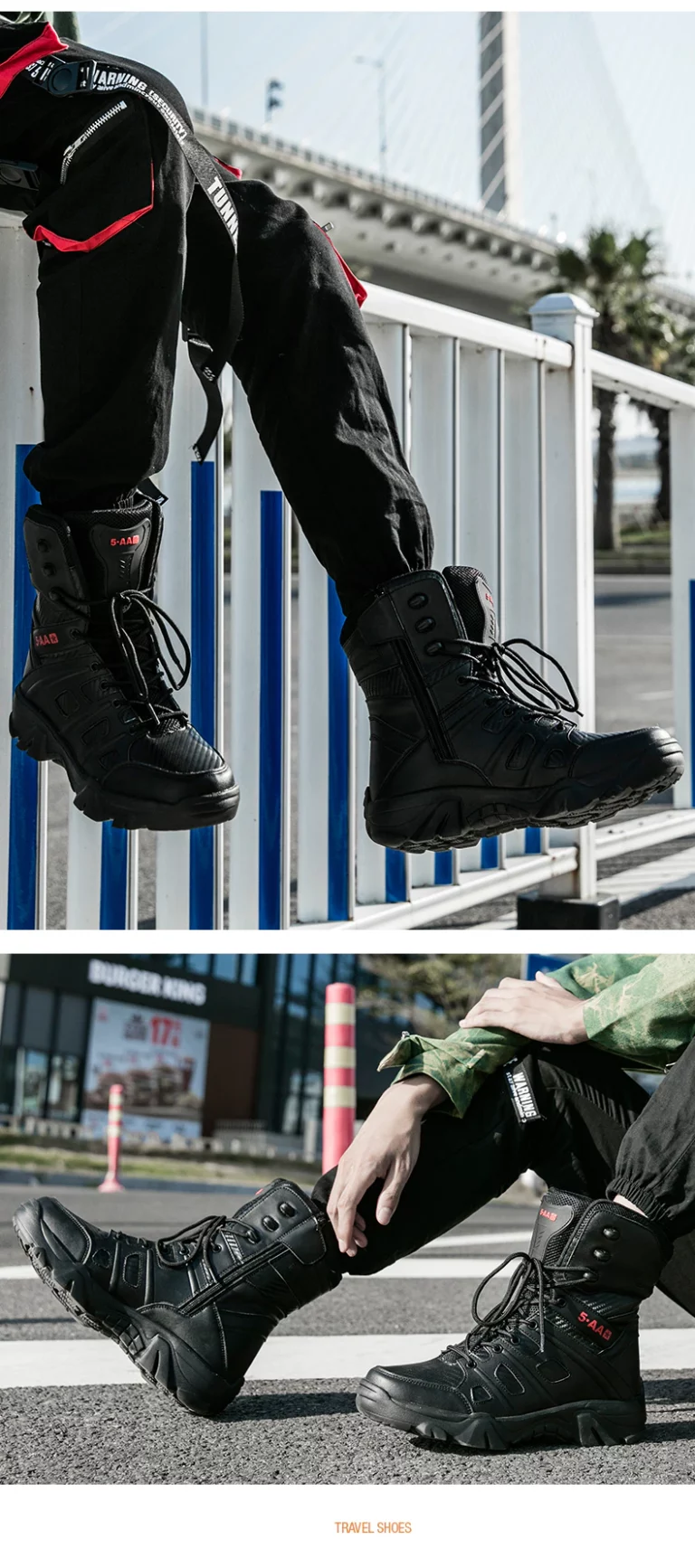 Military Tactical Mens Boots Special Force Leather 15