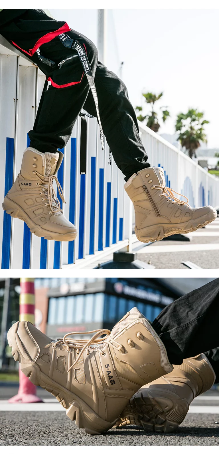 Military Tactical Mens Boots Special Force Leather 3