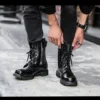 Steel Toe Men Military Boots Leather Safety Shoes 10