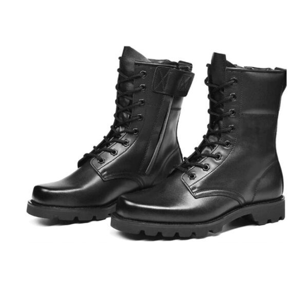 Steel Toe Men Military Boots Leather Safety Shoes 2020