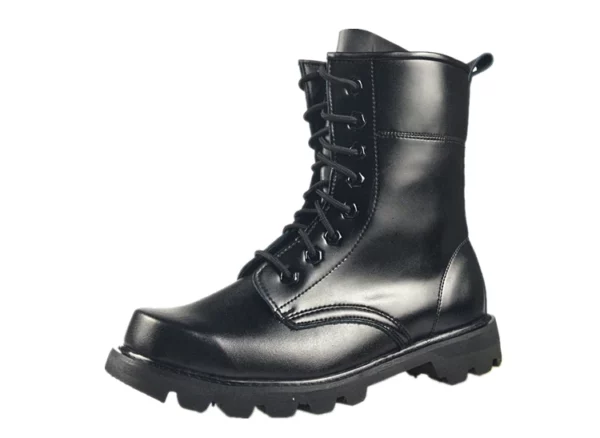 Steel Toe Men Military Boots Leather Safety Shoes 5