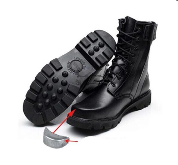 Steel Toe Men Military Boots Leather Safety Shoes2021
