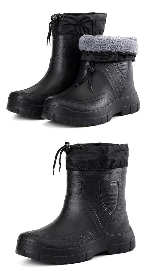 Winter Men's Boots Non-Slip Rain Boots Fashion Man 11