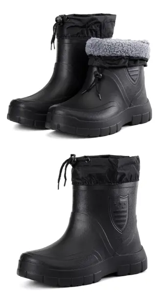 Winter Men's Boots Non-Slip Rain Boots Fashion Man 11