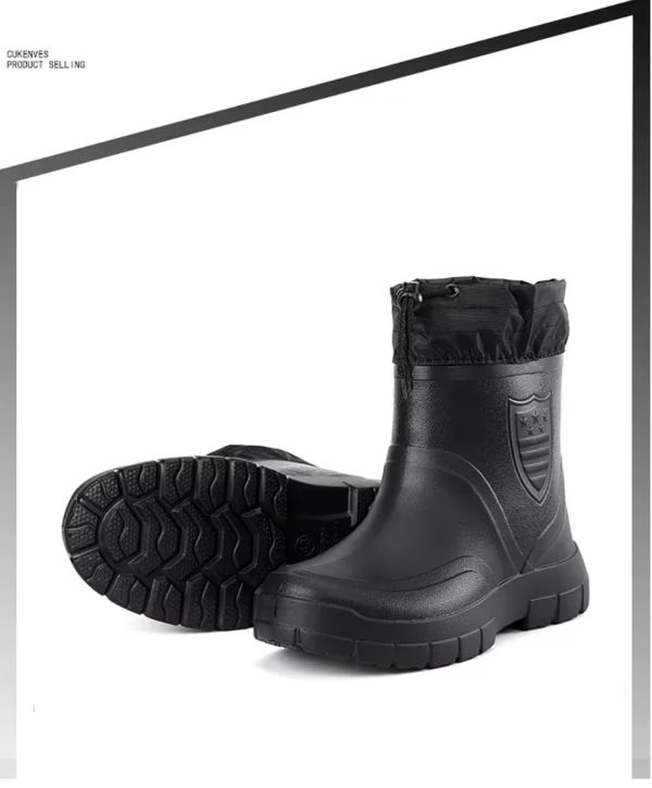 Winter Men's Boots Non-Slip Rain Boots Fashion Man 7