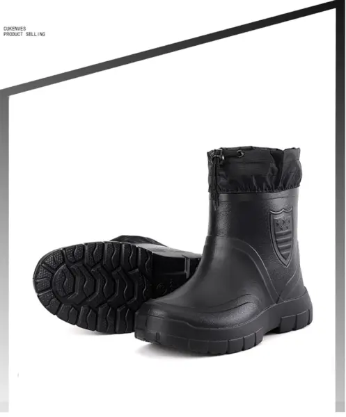 Winter Men's Boots Non-Slip Rain Boots Fashion Man 7