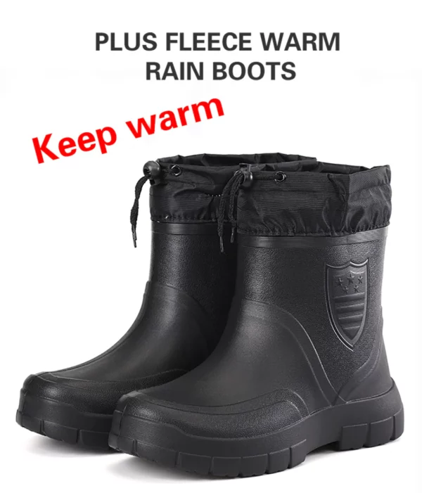 Winter Men's Boots Non-Slip Rain Boots Fashion Man 8