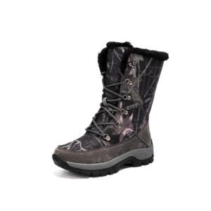 Winter Mens Hiking Boots Snow Boots Plus Velvet