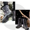Winter Mens Hiking Boots Snow Boots Plus Velvet 8