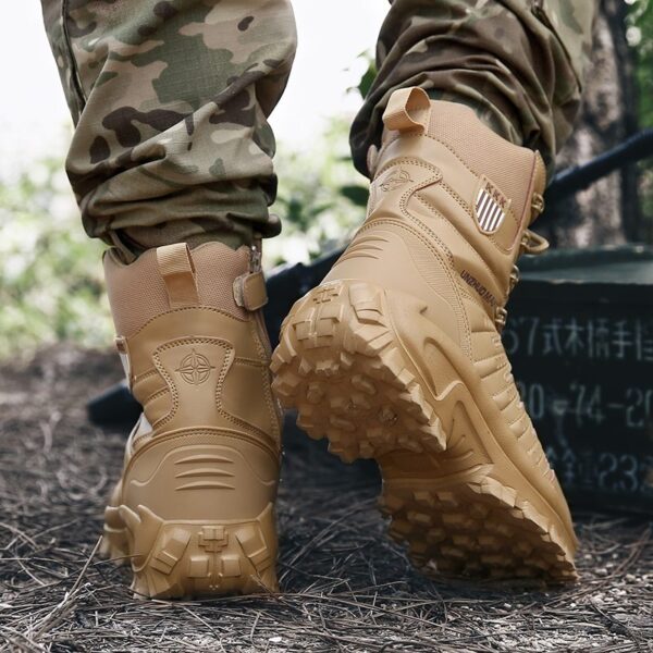 Winter Mens Military Combat Ankle Boots Fashion 16