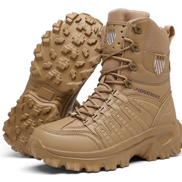 Winter Mens Military Combat Ankle Boots Fashion 18