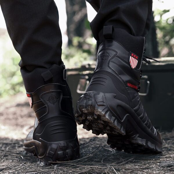 Winter Mens Military Combat Ankle Boots Fashion 21