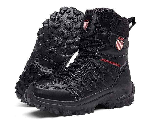 Winter Mens Military Combat Ankle Boots Fashion 7