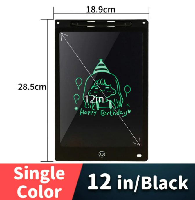 Black 12in Single